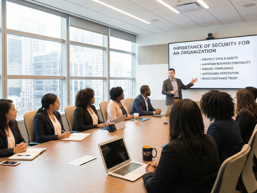 Importance of Security for an organization.