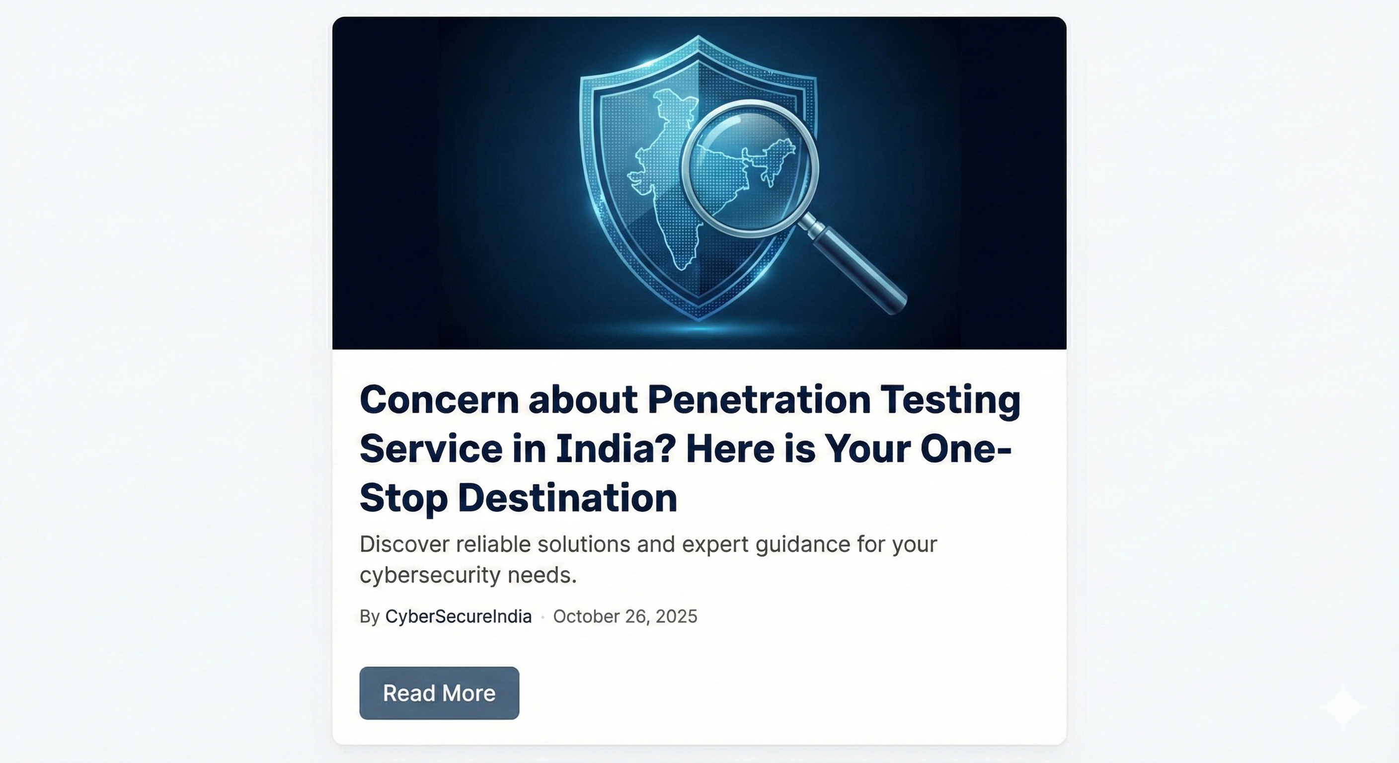 Concern about Penetration Testing Service in India? Here is Your One-Stop Destination