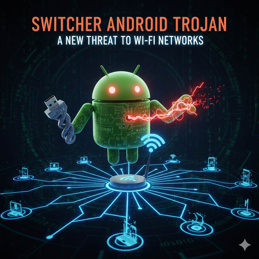 Switcher Android Trojan: A New Threat to Wi-Fi Networks