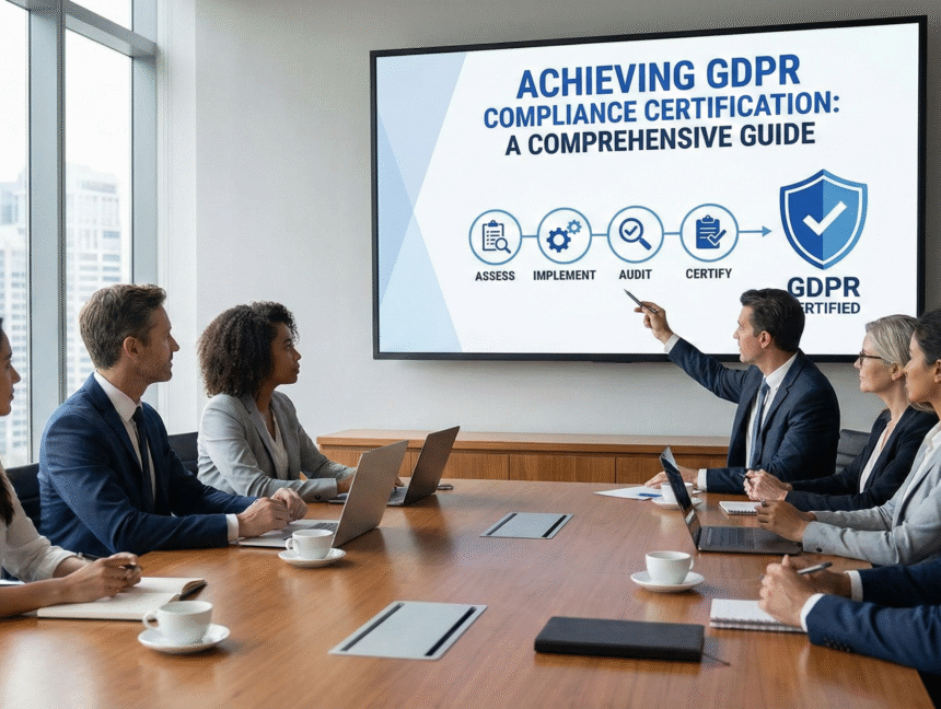 Achieving GDPR Compliance Certification : A Comprehensive Guide