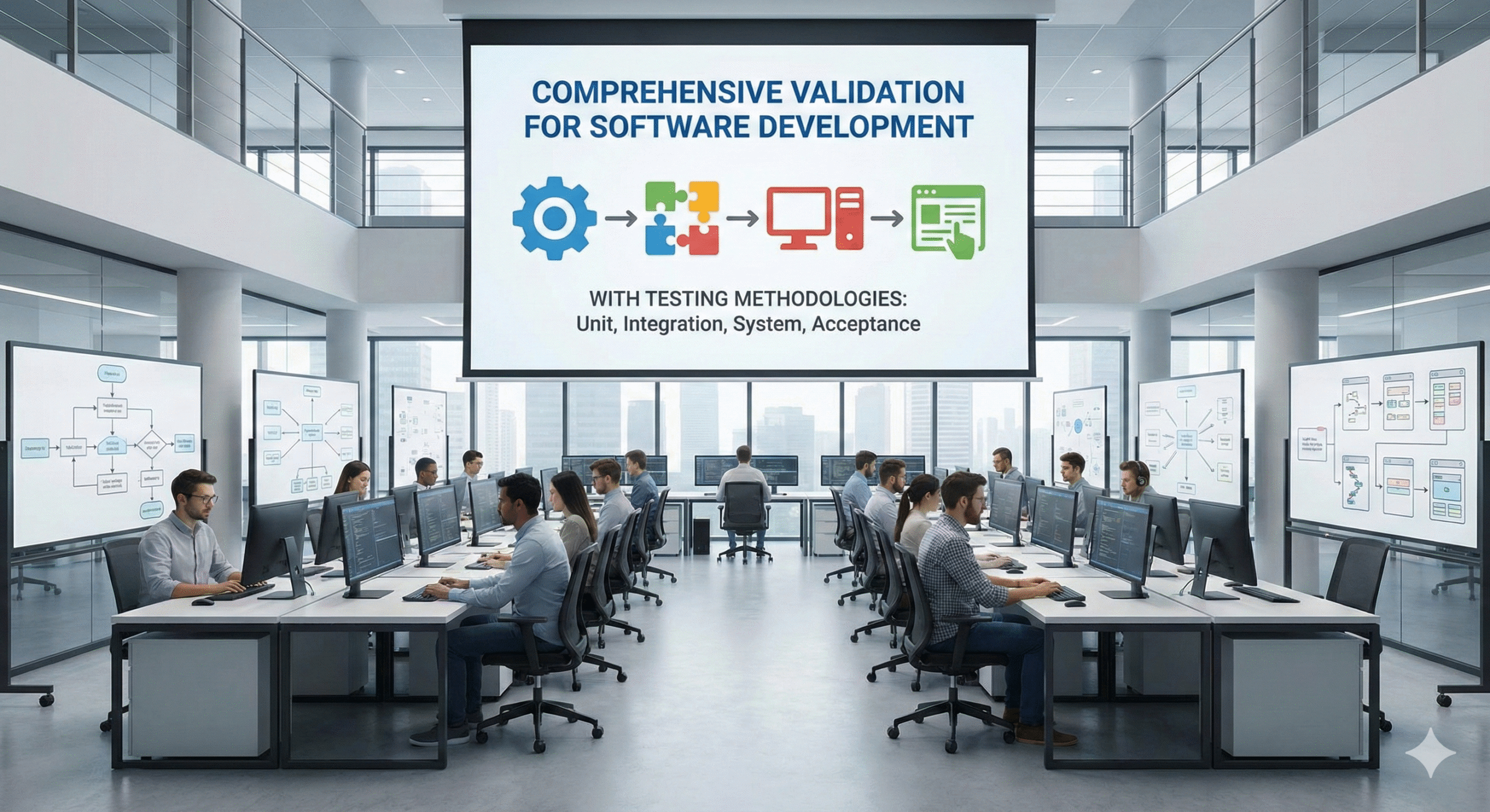Ensuring Comprehensive Validation for Software Development with Testing Methodologies